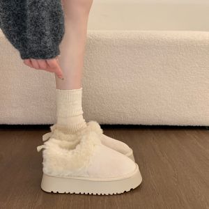 ZHENMO | Thick Sole Warm Furry Low Boot