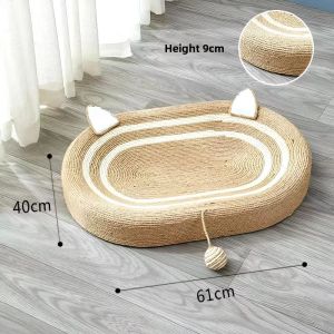 [SG]🚚 Sisal Cat Scratch Board Grinding Claw No Dandruff Cat Nest Grinding Claw Integrated
