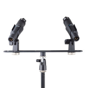 Meeting & Stereo Recording Dual Microphone Stand