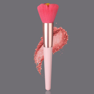 1 Cọ Trang Điểm Tay Cầm Gỗ Mềm Hình Hoa Không Đều Lông Nylon Đa Năng Dùng Cho Phấn Phủ Phấn Má Hồng Kem Nền