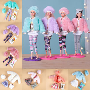 1/6 BJD 30CM Anime Doll Fashion Causal Suit Doll Replacement Clothes Skirt Accessories Kids Girls DIY Toys Gift Reborn Kawaii