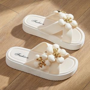 2025 Summer Womens Fashion Slippers - Thick Soled Non-slip Wear-resistant for Indoor & Outdoor