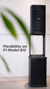 F1 MODEL 812 Flexible Array Loudspeaker + F1 Subwoofer