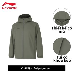Li-Ning | Áo Khoác Nam Chống Thấm Khí Hơi Có Mũi