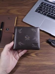 SEPTWOLVES | Mens Genuine Leather Wallet for College Students Young Adults