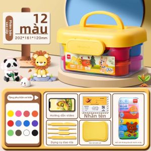 deli | Đất Sét An Toàn Không Độc Không Mùi Ăn Được cho Trẻ Em 36 Màu