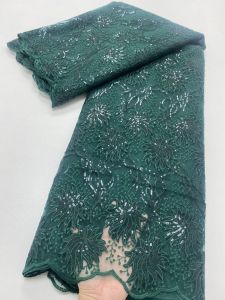 African Lace Fabric High Quality Nigeria Lace French Mesh Lace Fabric Embroidered Dubai Guipure Lace Lace Mesh 5 Yards