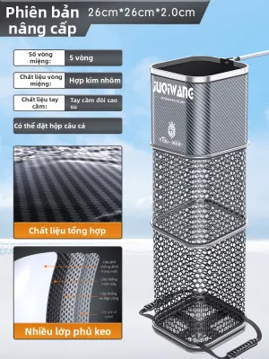 JUQINWANG | Túi Lưới Hình Vuông Dày Không Bám Dính Khô Nhanh Tiện Lợi