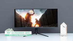TITAN ARMY 40” ADS IPS WQHD 2K 144Hz 1ms HDR 92%DCI-P3 Adaptive Sync Ultrawide Gaming Monitor (P40UG)