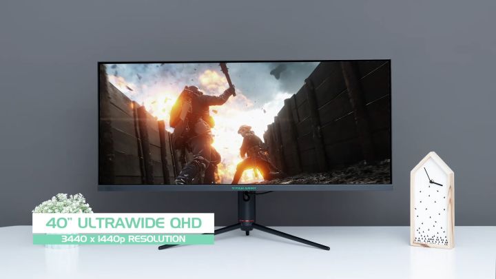 TITAN ARMY 40” ADS IPS WQHD 2K 144Hz 1ms HDR 92%DCI-P3 Adaptive Sync ...
