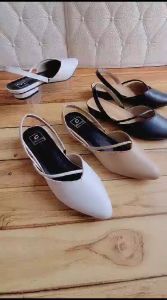 ABBUSHOES AG 34 sepatu slop bapau tali elin 2cm