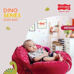TERMURAH Dialogue Baby Sofa Bayi 3in1 Dino series Kasur Bayi Sofa Tempat Tidur Bayi GRATIS PAKING BUBLE WRAB