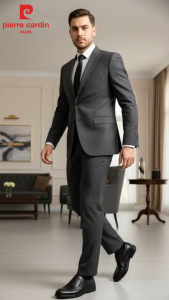 Giày lười nam Pierre Cardin chất liệu da bò thật nhập khẩu đế cao su chống trơn trượt bảo hành 12 tháng màu nâu PCMFWL 702