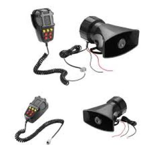 Bossku [7Sound] Car Alarm Horn Car Siren Car Speaker Police Siren Horn Speaker Kereta Polis Siren 汽车警报器喇叭