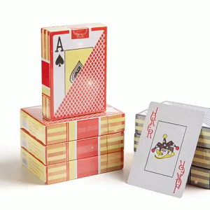 【SG Stock】Red or Blue Color / Water Resistance / PVC Plastic Playing Cards / Mattle Finish / Jumbo index【Ship Out 24Hrs】