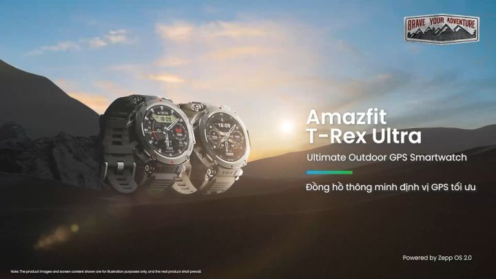 Đồng hồ đeo tay thông minh Amazfit T-Rex Ultra - Hàng chính hãng - Bảo hành 12 tháng