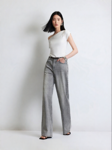 Vero Moda | Summer New Style Belt Diamond Pocket Straight Jeans