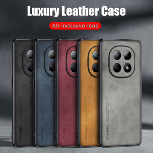 Case for Xiaomi Redmi Note 15 5G Protect Lens Lambskin Leather Shell Coque note1514pro+ Cover TPU Soft Bumper Shockproof Funda