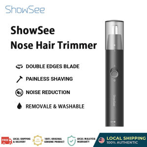 ShowSee Electric Nose Hair Trimmer Removal Mesin Cukur Gunting Bulu Hidung Trim Shaver Hair Removal Clipper Men Shaving Cutter Cut