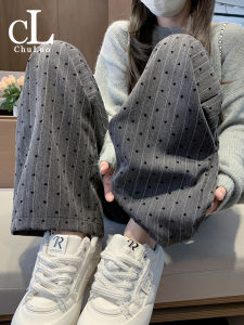 Velvet Heart Wide Leg Pants Womens High Waist Slimming Drapey Casual Floor-Length Trousers Spring Autumn Unique Design