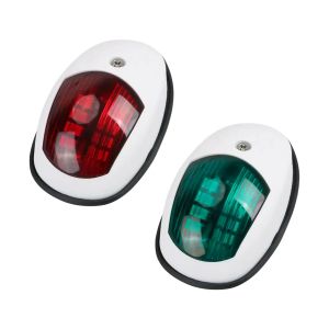 2Pcs LED Navigation Lights For Boats 12V 24V Boat Position Lights Marine Lights Waterproof Boat Lamp Red Green