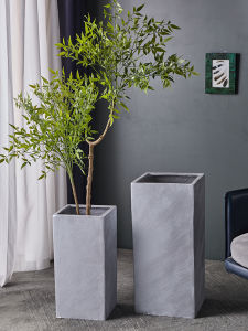 Large Cement Planter Simple Style