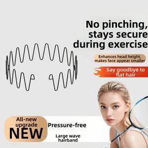 Wavy Air Stylish Invisible Hairband For Washing Face