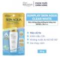 Sữa chống nắng Sunplay Skin Aqua dưỡng da sáng mịn loại 55g chống nắng phù hợp cho da dầu, da hỗn hợp giúp bạn tỏa sáng.. 
