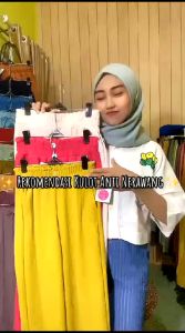 {HARGA PROMO} 100RIBU DAPAT 3PCS CELANA WANITA KULOT HORNET KANCING / HORNET PANT / CELANA KULOT HORNET KNIT TEBAL