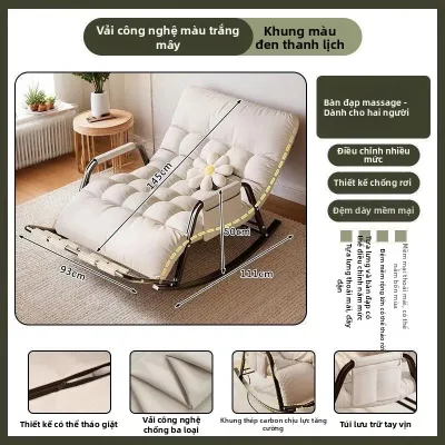 AYIJIE | Ghế bập bênh cho người lớn để thư giãn và ngủ