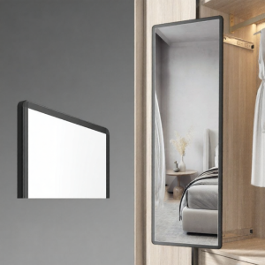 Rotating Full Length Folding Invisible Bifold Sliding Wardrobe Mirror