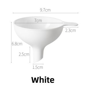 Japanese Style Plastic Funnel Kitchen Wine Pouring Bottle Square Dosing Bottle Small Food Grade Alcohol Utensils Home Use