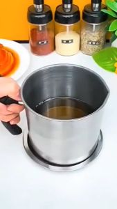 Saringan Minyak Goreng 1300ml: Wadah Penyaring Minyak Jelantah