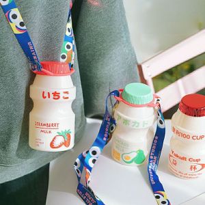 BOTOL MINUM YAKULT LUCU| BOTOL MINUM UNIK| BOTOL MINUM ANAK| BOTOL AIR MINUM YAKULT| BOTOL FRUITY 480 ML| BOTOL MINUM FRUITY FRUIT ALA KOREA| BOTOL MINUM TRANSPARAN MODEL YAKULT