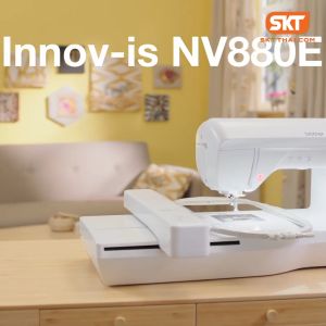 Brother NV880E ช่างซ่อมบริการ พร้อมลายปัก 258 ลาย ลายปักอักษร 13 แบบ รับประกัน 1 ปี