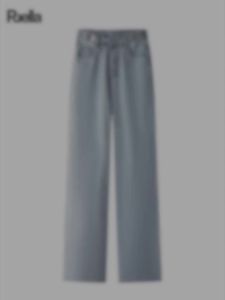 puella | High-waisted Narrow Straight-leg Pants with Drape