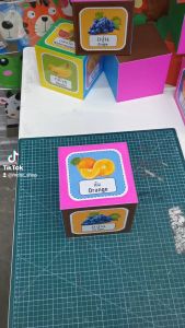 สื่อทำมือ ลูกเต๋าผลไม้ สื่อการสอน สื่ออนุบาล สื่อนวัตกรรม สื่อปฐมวัย สื่อการเรียน ตามหน่วย