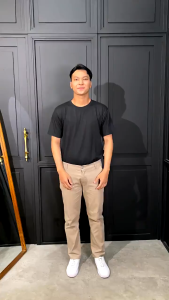 JURAGAN JEANS Celana Panjang Cinos Pria dewasa Hitam Moka Krem Abu-Abu