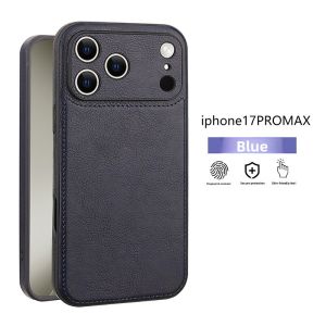 DAIMANG | High-Quality Leather Case for iPhone 17 Pro Full Protection Anti-Shock Soft Touch Thin TPU Business Style