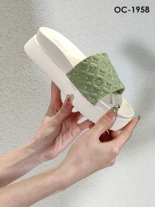 OCTAVIA Sandal Slip On Wedges Wanita Bear n Flower Series (FREE BOX) #OC-1958