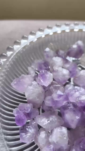 1 Viên Mầm Tinh Thể Đá Thạch Anh Tím Size 10-20mm Đá Năng Lượng Thạch Anh Tím Tự Nhiên Dùng Trang Trí Sưu Tầm -Bluegems