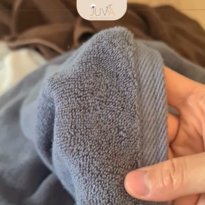 JUVA ผ้าขนหนูโรงแรม ผ้าเช็ดตัว 14 ปอนด์ Cotton100% ขนาดมาตรฐาน (27x54 นิ้ว)