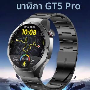 GT5 Pro GPS Motion Trajectory สมาร์ทนาฬิกาผู้ชาย 466*466 หน้าจอ AMOLED บลูทูธ Heart Rate สมาร์ทนาฬิกากันน้ําสําหรับ Huawei