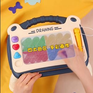 Childrens Magnetic Drawing Board - Magnetic Color Doodle Home Use Toddler Play Toy Babys Erasable Drawing and Writing Board - 儿童画画板磁力彩色涂鸦磁性家用小孩幼儿玩具宝宝可擦写字绘画板