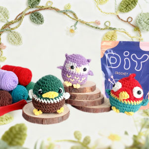 Bộ Dụng Cụ Móc Len YAMAXIN Dành Cho Người Mới Bắt Đầu - Bộ Móc Amigurumi Tự Làm Kèm Hướng Dẫn Bằng Văn Bản Và Video Hướng Dẫn Nhiều Màu Sắc 100% Sợi Acrylic