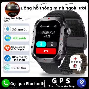 Đồng Hồ Thông Minh Mới 2025 Dành Cho Nam Và Nữ Theo Dõi GPS Ngoài Trời Quân Sự Theo Dõi Nhịp Tim Giấc Ngủ Chống Nước Dùng Được Cho IOS Và Android