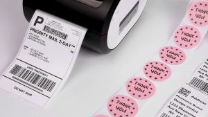 Máy In Đơn Hàng A6 A7 Phomemo D520BTkết nối Bluetooth và Usb in đơn hàng TMĐT mã vạch mã QRin tem phiếu gửi hàng logo