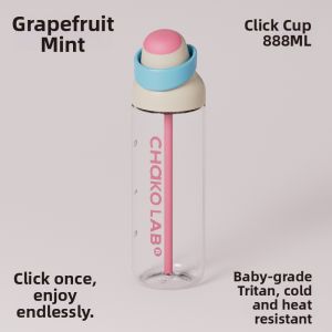 CHAKOLAB | Large Capacity Sport Straw Student Water Bottle