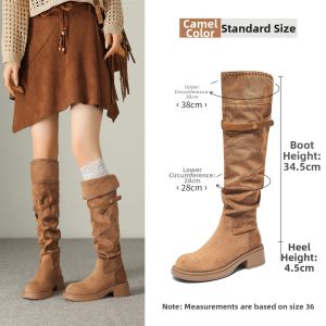 Agsdon | Retro Elevated Long Boots