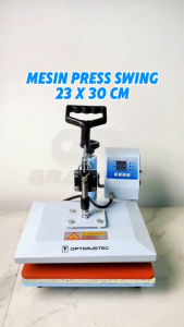 Mesin Heat Press 23 x 30 Sablon Kaos Digital Small Swing Heat Press grakitec